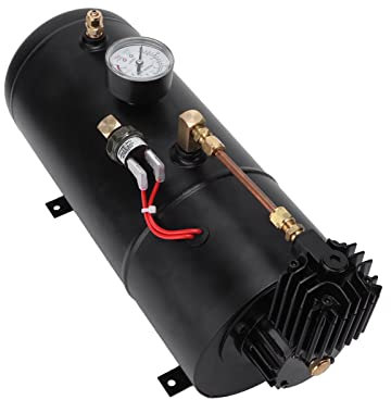 Compresseur de trompette, modification de remplacement en métal de pompe de klaxon 12V 18A pour camions pour trains pour voitures pour bateaux