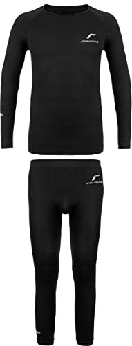 Reusch Underwear Set Junior WARM Unisex Funktionsunterwäsche Set Kinder Kids Jugendliche Mädchen und Jungen warm atmungsaktiv und feuchtigkeitsregulierend