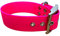 L'Atelier du Fourmilier Collier en matière BioThane, Largeur Grande, Coloris au Choix (40-45 cm, Fushcia)