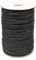 Realm Waxed Cord Cotton - Bracelets, Necklaces, Jewellery Thread, Shamballa Macrame (1mm Black - 3m)