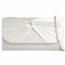 Clutch aus Satin, plissiert, für Braut, Abschlussball, Hochzeit, Abend, Party, Handtasche, elfenbeinfarben, medium