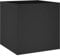 vidaXL Jardinière Noir 40x40x40 cm Bois d'ingénierie, jardinière, jardinière d'intérieur, Pot de Fleurs, jardinière carrée