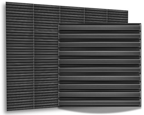 3D Paneele PVC Kunststoffpaneele Wandpaneele Gaming Zimmer Wand Decke 3D Optik Lamellen Slats (40) hochwertige & harte PVC 3D Platten