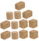Toyvian 12 Piezas De Decoración Natural De Pajar Mini Fardos Decoración para Mesa Fardos De Heno Artificiales Juguete Jardín Pajar Ornamento Fuax Decoraciones Aire Libre Escena Aire
