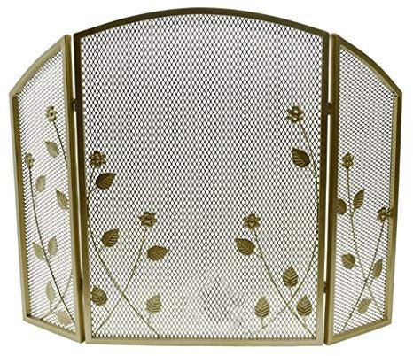 Kaminschutzgitter, schwarz, antik, Vintage-Stil, Feuerschutzgitter, Spark Mesh-Kinderzimmerschutz, 55 cm x 25 cm x 78 cm Comfortable Anniversary