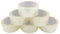 LÖWENBISS 6 Rollen Klebeband transparent | Paketband | Verpackungsband | 100M lang / 48cm breit | durchsichtiges Klebeband für Karton und Pakete | Kleberollen | Packetbandrollen | Paketklebeband