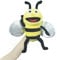 lilizzhoumax Handpuppe Biene Kuscheltier Tier Biene Handpuppe aus Plüsch Kawaii Niedliches Rollenspiel interaktives Früherziehungsspielzeug für Kinder Geschenk Insekt Tiere