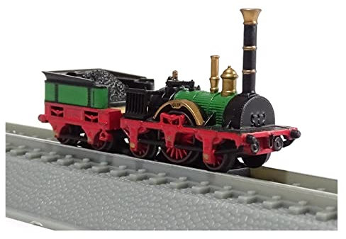 Collezione for adulti modello di treno a vapore classico rosso e verde in scala N 1/160