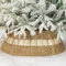 Pied pour Sapin de Noël Collier de Sapin de Noël Champagne- Décoration d'arbre de Noël - Jupe de Sapin de Noël
