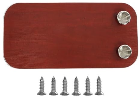 CDQL Rechteckiges Bootstischplatten-Set aus Massivem Holz, Abnehmbare Tischplatte mit 2 Getränkehaltern, Marine-Cocktail-Boot-Wohnmobil-Tisch für Wohnwagen, Wohnmobil, Marine, Boot,