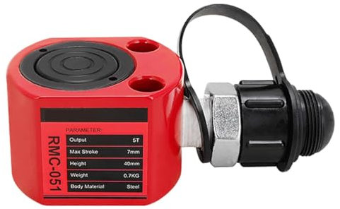 Hydraulic Cylinder Jack - Ultra-thin Single Acting Ram Cylinder for Industrial Lifting, 5-100T Capacity, 7-20 mm Stroke - Hydraulic Lifting Jack