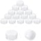 50 PCS Plastic Bottle Caps White Bottles Lids Reusable Bottle Tops for Empty Bottle Sealing DIY Crafting Projects