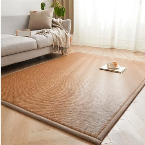 Japanische Isomatte, rutschfeste, Atmungsaktive Rattan-Kühlunterlage, Bodenmatte for Krabbeln, Wohnzimmer, Schlafzimmer, Teppich, Yoga-Raum, Camping