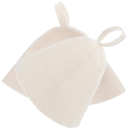 2 Piezas Gorro de Sauna de Fieltro y Ligero Pack de Aislamiento Térmico para Sauna y Spa y Transpirabilidad para Mujeres