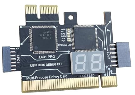 TL631 Motherboard Analyzer PCIE Motherboard Tester Debug Card PCIE LPC Port PC Computer Debug Diagnostic Card Tester