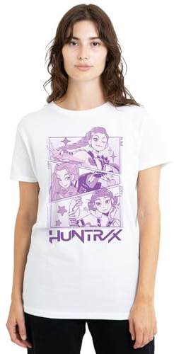 Kpop Demon Hunters Women's K-pop Demon Hunters - Huntrix Huntr/X Manga Panels Trio Ladies T Shirt T-Shirt