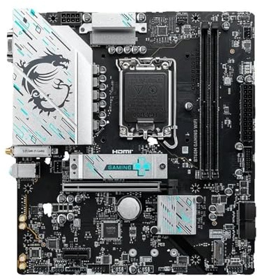 Scheda madre Fit For MSI B760M GAMING WIFI LGA 1700 con supporto i9-14900KS, i7-14700KF, i5-12400F, CPU DDR5 8000MHz, 128GB, HDMI, VGA, M.2, mATX scheda madre
