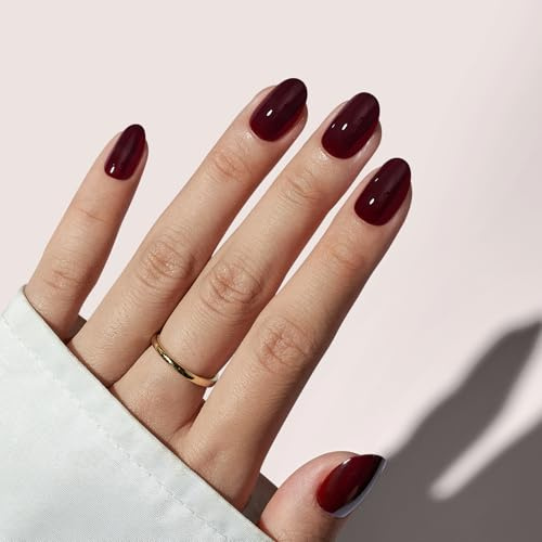 BTArtbox Press on Nails Set - French Girl & Coffee Bean
