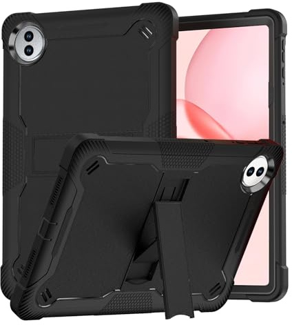 Vakarey Coque pour Honor Pad 10 12.1 Pouces Enfant Antichoc avec Support Housse Étui Tablette,Noir