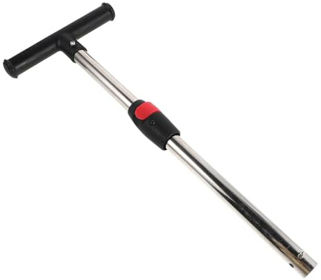 WEKAMOS Ersatz Schiebestange Kinderwagen 24mm T Förmiger Edelstahlgriff mit Schnellverschluss Ergonomisch für Kinderwagen und Bollerwagen
