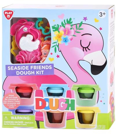 PlayGo Knetset Küstentiere - 6 Töpfe weiche Knete Unterwasser
