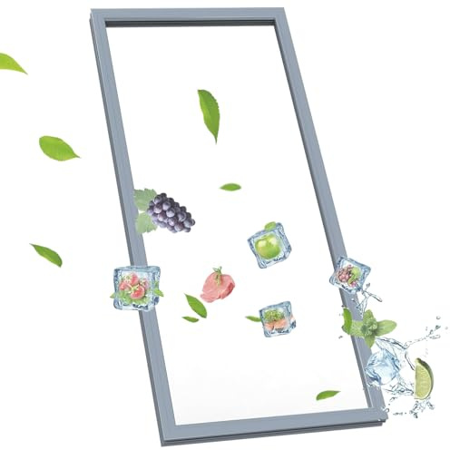BKNCQ Joint de Frigo sur Mesure avec Magnétique, Joint de Remplacement pour Porte Réfrigérateur Congélateur, Ajustement Précis sans Découpe