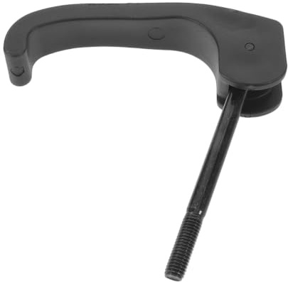 Keyboard Stand Adjustment Knob 1pc Replacement Tightening Lever Handle Black Universal Plastic Screw On Fastener Part for Digital Piano Electronic Organ Synthesizer Racks Studio Stage Height Control