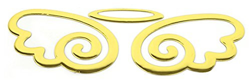 SKS Distribution® Cute Angel Wings Gold Auto Emblem Aufkleber Badge Aufkleber