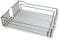 5 Stück Einhängekörbe für Kesseböhmer Hochschrank Dispensa/Drahtkörbe für 50er Apothekerschrank / 450 x 467 x 110 mm/Stahl Silbergrau (matt verchromt) von SO-TECH®