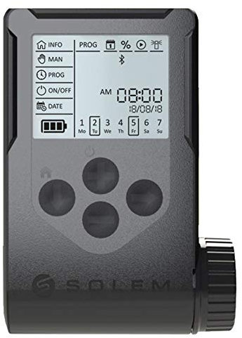 Programador riego a Pilas Solem WooBee 2 Estaciones con Bluetooth