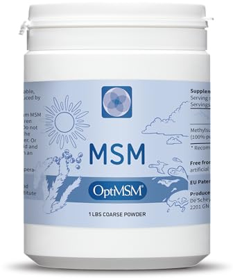 OptiMSM – Pure Methylsulfonylmethane MSM Supplement Powder – Organic, Gluten Free, Non-GMO – Opti MSM Sulfur Crystals/Powder for Kids and Adults