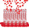 Party Factory 12er Set Party Popper, 40 cm, Rote Rosen Konfetti, bis 8 m Effekthöhe, Konfettiregen für Hochzeit, Valentinstag oder Junggesellenabschied