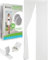 ARCOL Zanzariera Magnetica 120x220 cm Premium in Fibra di Vetro - Stop Zanzare in 3 Min., Rete Ultra-Fine Anti-Insetti, Chiusura Automatica con Magneti & Pesi, Nastro a Strappo Extra-Largo (Bianco)