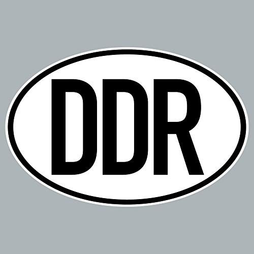 DDR Aufkleber Auto Sticker GDR East Deutschland Länderkennzeichen Zeichen Symbol 4061963019672