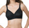 Reggiseno Triumph Senza Ferretto Coppe Taglie Grandi Doreen Cotton 01 N Tg.6 Coppa D Nero