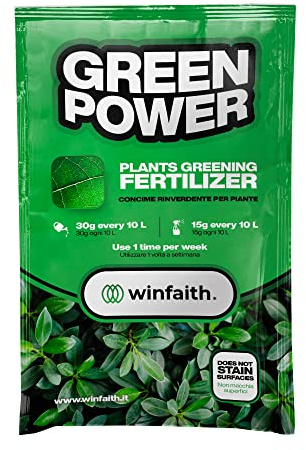 Winfaith Eisenchelat für Gemüsepflanzen Obstbäume Reben 500g wasserlösliches Granulat – keine Flecken auf Oberflächen - Made in Europe – kräftigt Zitrusbäume Grün- und Zierpflanzen