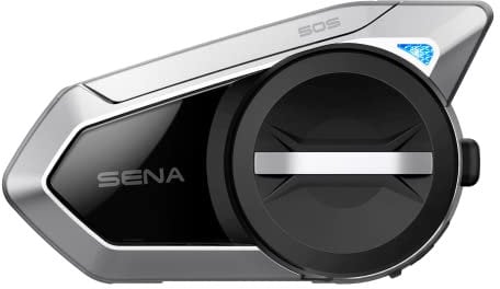 Sena 50S Motorrad Bluetooth Headset mit Drehrad und Sound by Harman Kardon, integriertem Mesh Intercom System und Premium Mikrofon & Lautsprechern