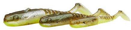 Savage Gear Gobster Shad – Realistic Flat Profile Shad with Swimming Action, Strike-Triggering Scent for Predator Fish, Ideal for Perch, Pike, Zander – Freshwater Anglers Clear Water Mix 9 cm