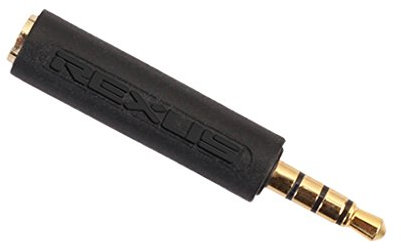3,5 mm Audio CTIA auf OMTP/OMTP auf CTIA Konverter-Adapter für Handy-Kopfhörer, Schwarz , Medium