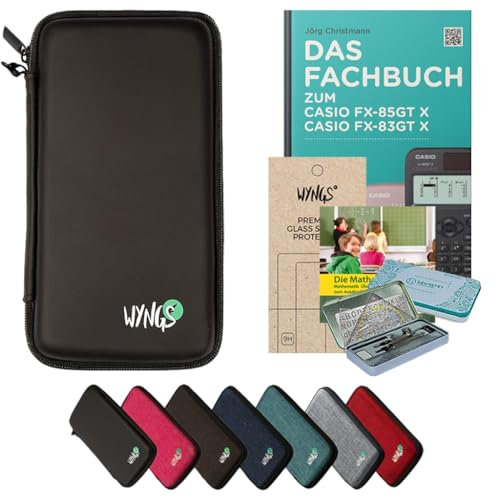 CALCUSO Zubehör Streberpaket Schwarz kompatibel für Taschenrechner Casio FX-85GT X