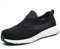 BESKEE Sicherheitsschuhe Herren Damen Leicht Arbeitsschuhe Schutzschuhe Atmungsaktive Stahlkappenschuhe Schwarz 37 EU