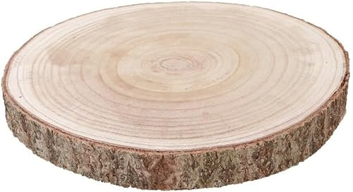 Chaks Ultra Grand Rondin en Bois 3,5cm Naturel Plat Ø 35-38cm