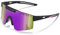 suoso Sportbrille Polarisiert Radsportbrillen Fahrradbrille Schnelle brille für Herren Damen Sport Sonnenbrille UV400 Klar Laufbrille für MTB Rennrad Fahrrad Ski Rave Lila schwarz