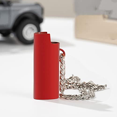 JAWSEU Vintage Metall Feuerzeugkoffer Abdeckung, Wiederverwendbare Feuerzeughüllenhalter, Stilvoller Feuerzeughüllen für Mini BIC Feuerzeug