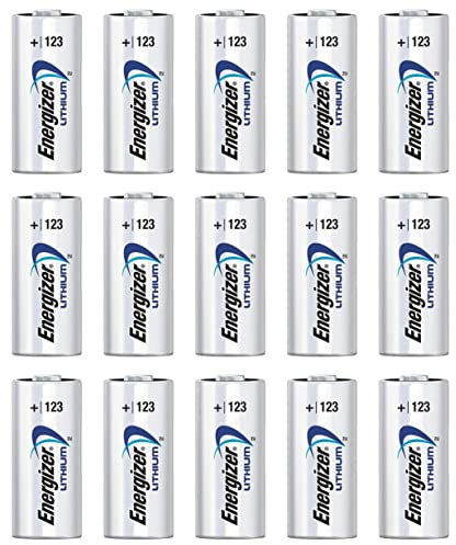 Lot de 15 Piles Lithium CR123A / CR17345-3V Original Energizr