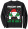 Pull de Noël amusant pour homme avec inscription « I Paused My Game to Be Here » Sweatshirt