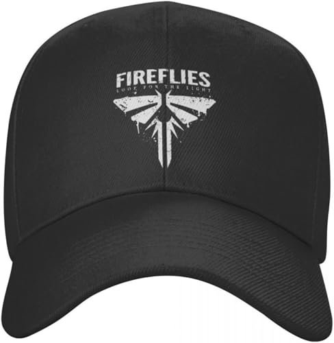 BDJYHACP Baseballkappe Snapback Sonnenhut Last of Us Firefly Baseballkappe für Männer Frauen Atmungsaktive Papamütze Sport Snapback Caps Trucker Männer Frauen