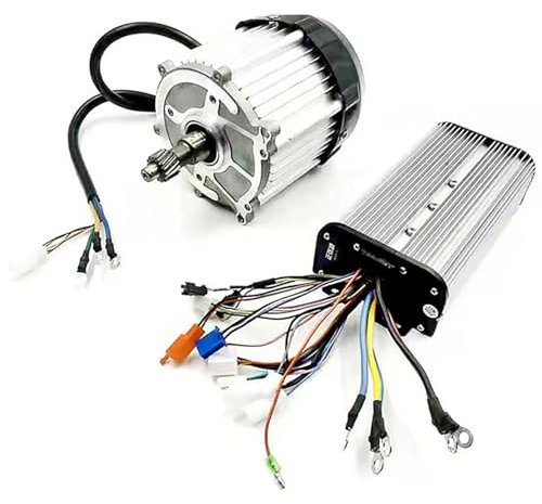 ZHOZHUT 1000W Elektrofahrrad Dreirad Umbausatz 60V / 72V Sinusmotor Für Elektrisches Dreirad, 5-Loch 16-Zahn Motor, Sinuswellen-Controller, Für DIY Elektro-Dreirad, Quad-Bike, Karts,1000w,72V
