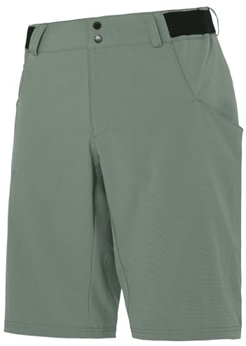 VAUDE Loamer Shorts II für Herren – MTB Shorts, Gepolsterte Fahrradshorts für Trails und Touren, Leicht und schnell trocknende Fahrradhose für Herren - Agave, XL