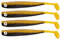 Zanderbait 16cm Nachtschatten, Angelköder, Kunstköder, Zanderbait, Zanderköder, Softbait, Gummifisch, Gummiköder, Lieferumfang 4 Stück.